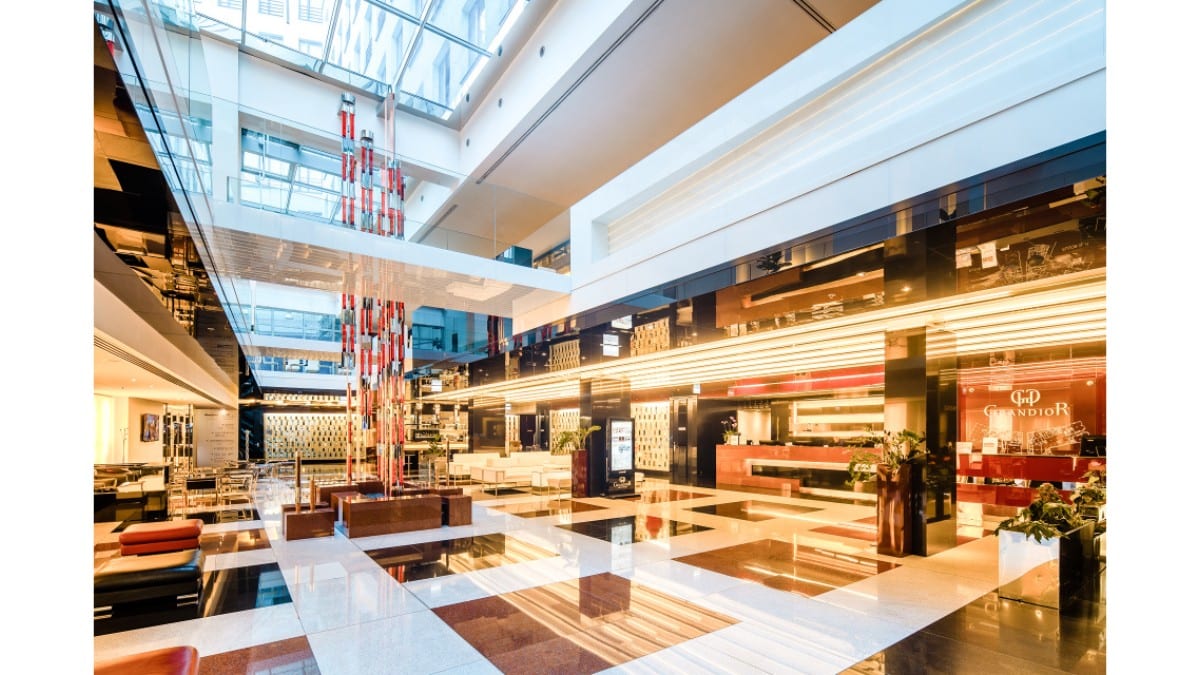 Lobby im Grandior Hotel Prague