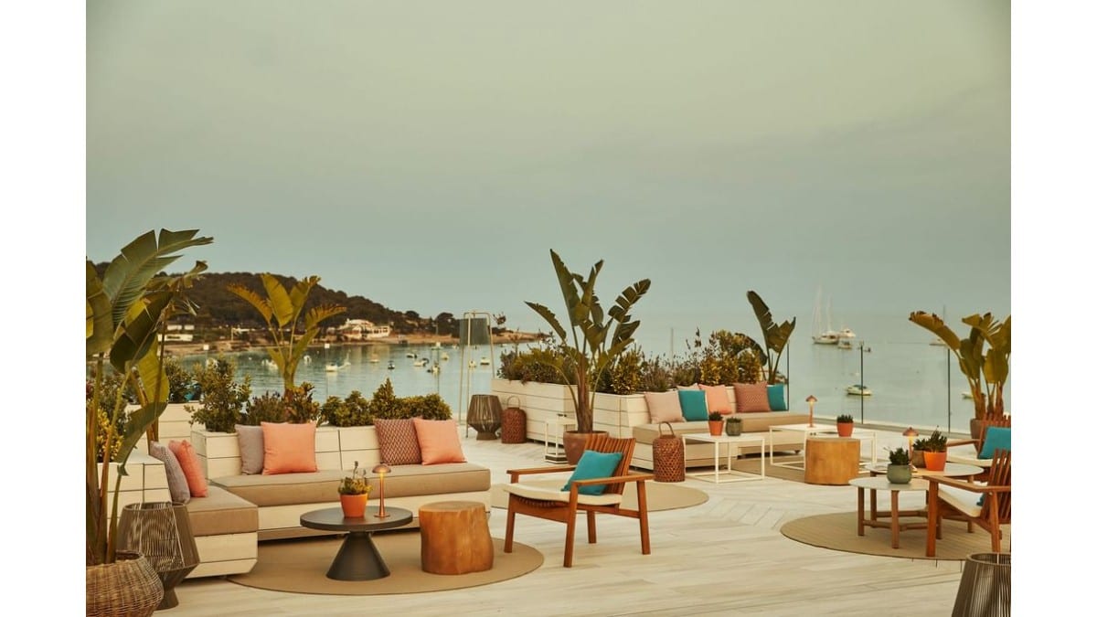 Rooftop-Bar im Nobu Hotel Ibiza Bay