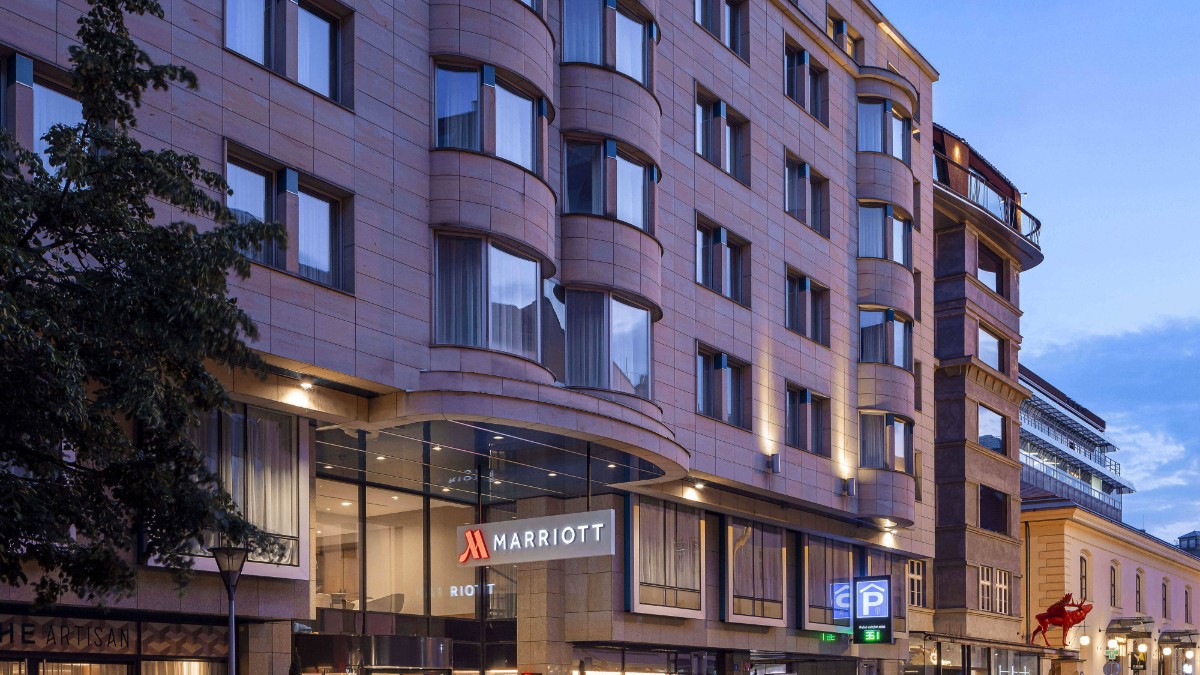 View areas at Prague Marriott Hotel