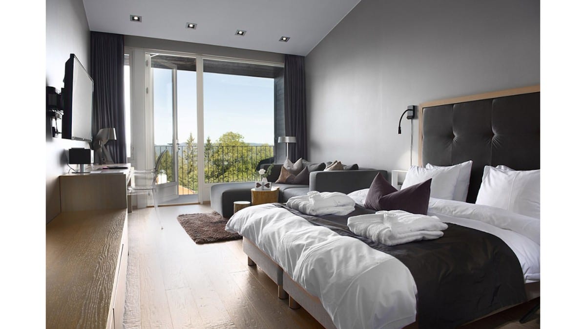 Schlafzimmer im Lysebu Hotel