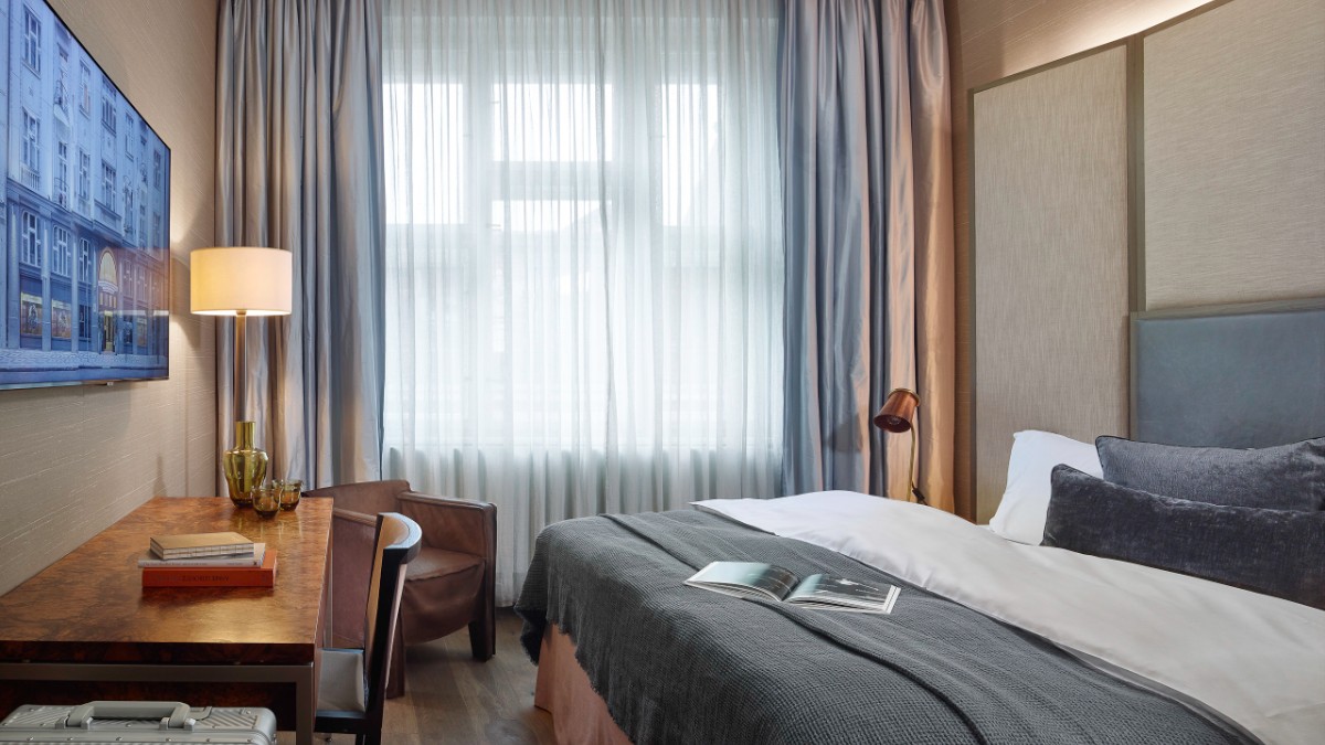 Bedroom at The Emblem Prague Hotel - Preferred Hotels & Resorts