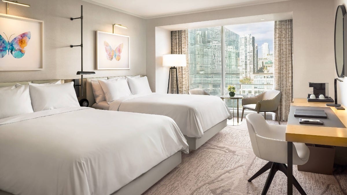 Bedroom at JW Marriott Parq Vancouver