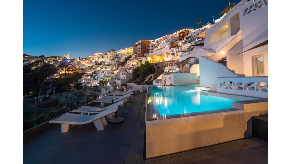 Pool at Athina Luxury Suites