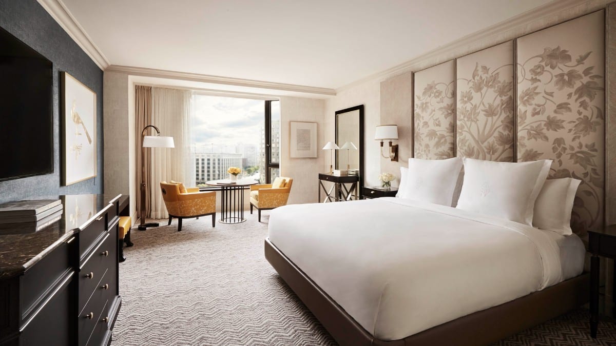 Bedroom at The Four Seasons Hotel Boston