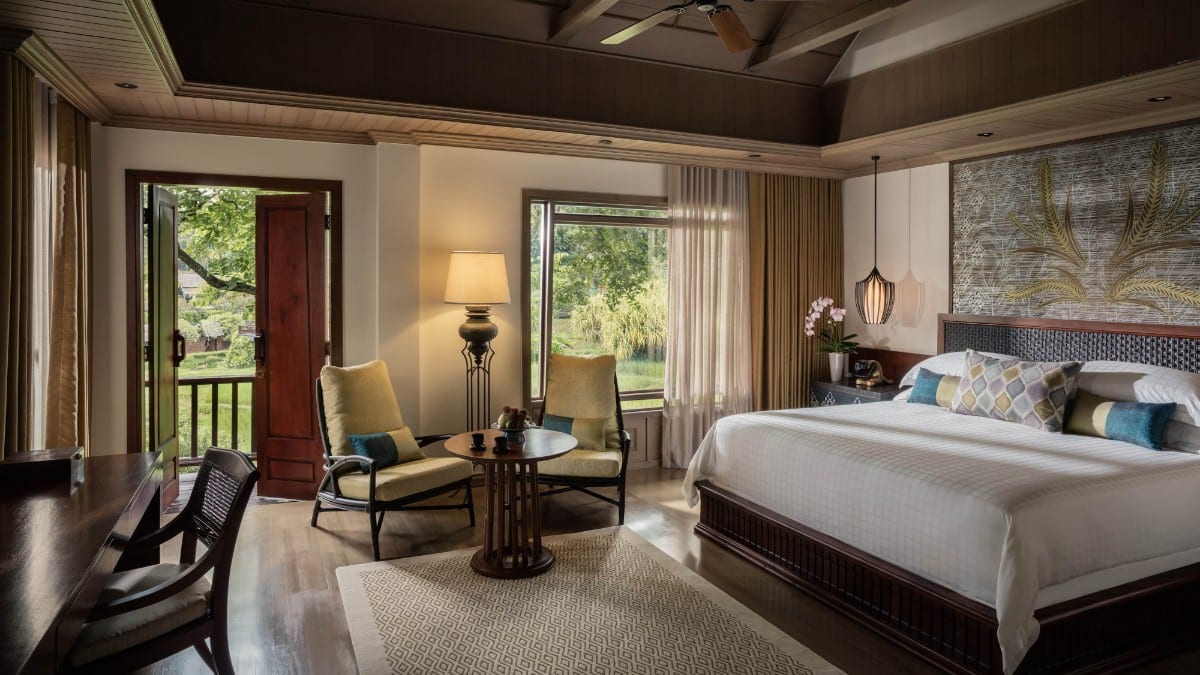 Schlafzimmer im Four Seasons Resort Chiang Mai