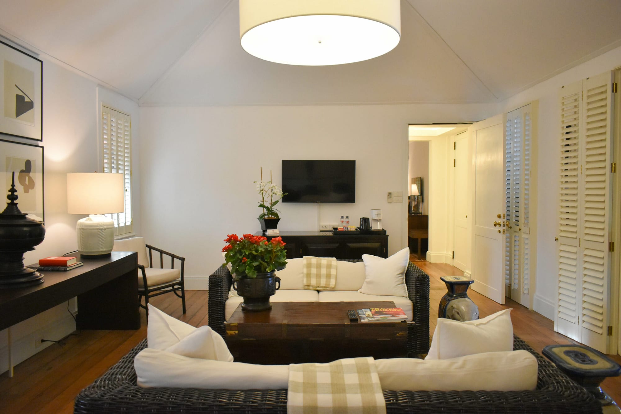 Schlafzimmer im Rachamankha Hotel