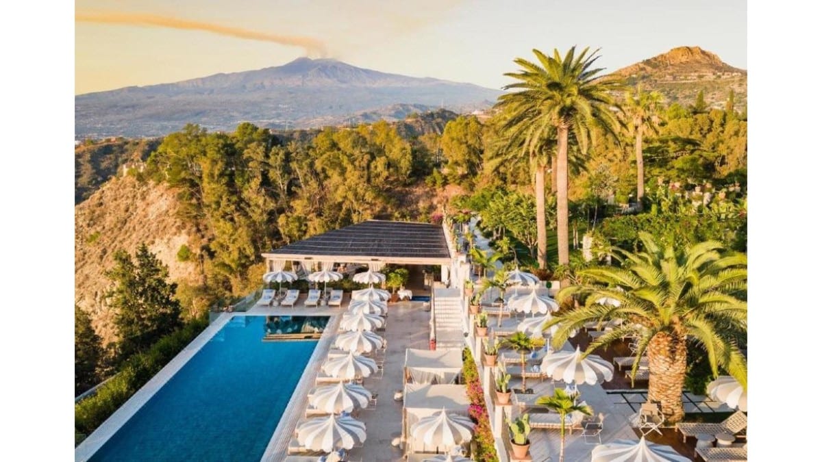 Pool at San Domenico Palace, Taormina, A Four Seasons Hotel