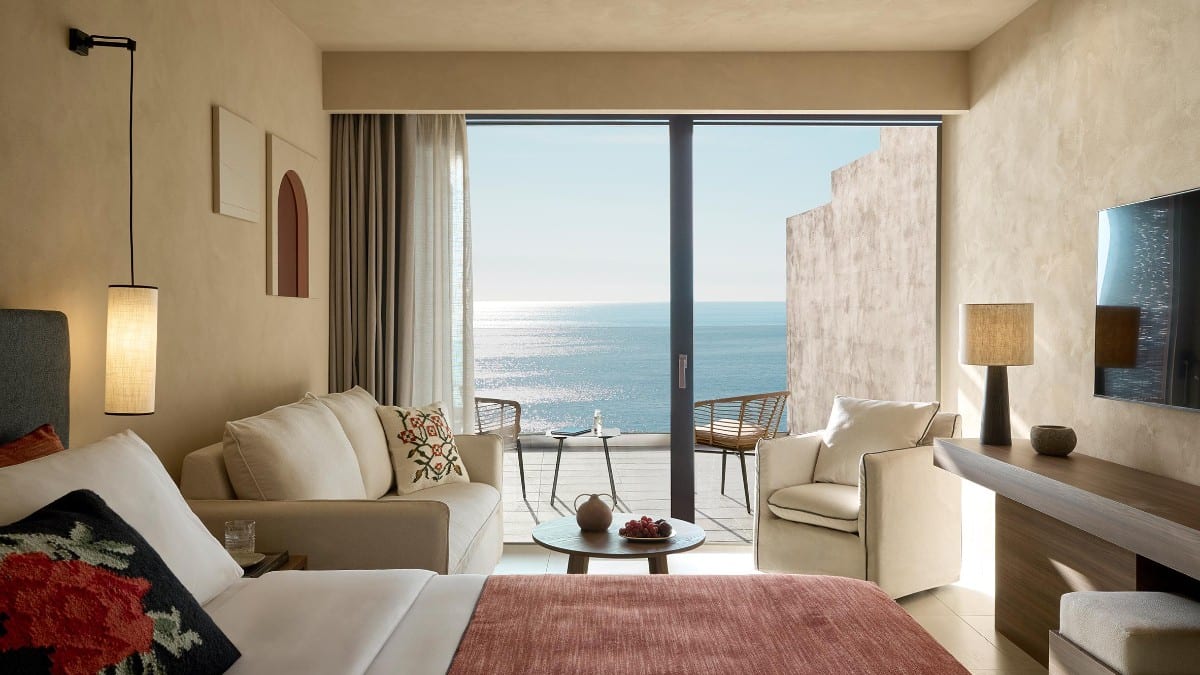Schlafzimmer im Alkyna Lifestyle Beach Resort ex la Grotta Verde
