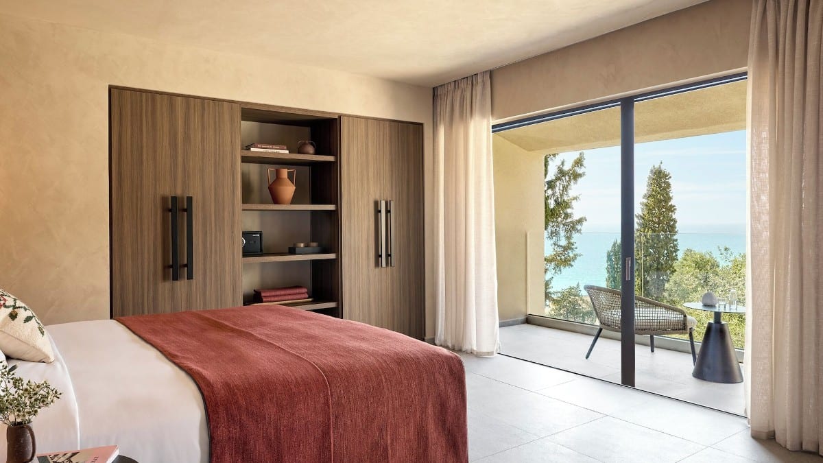 Schlafzimmer im Alkyna Lifestyle Beach Resort ex la Grotta Verde