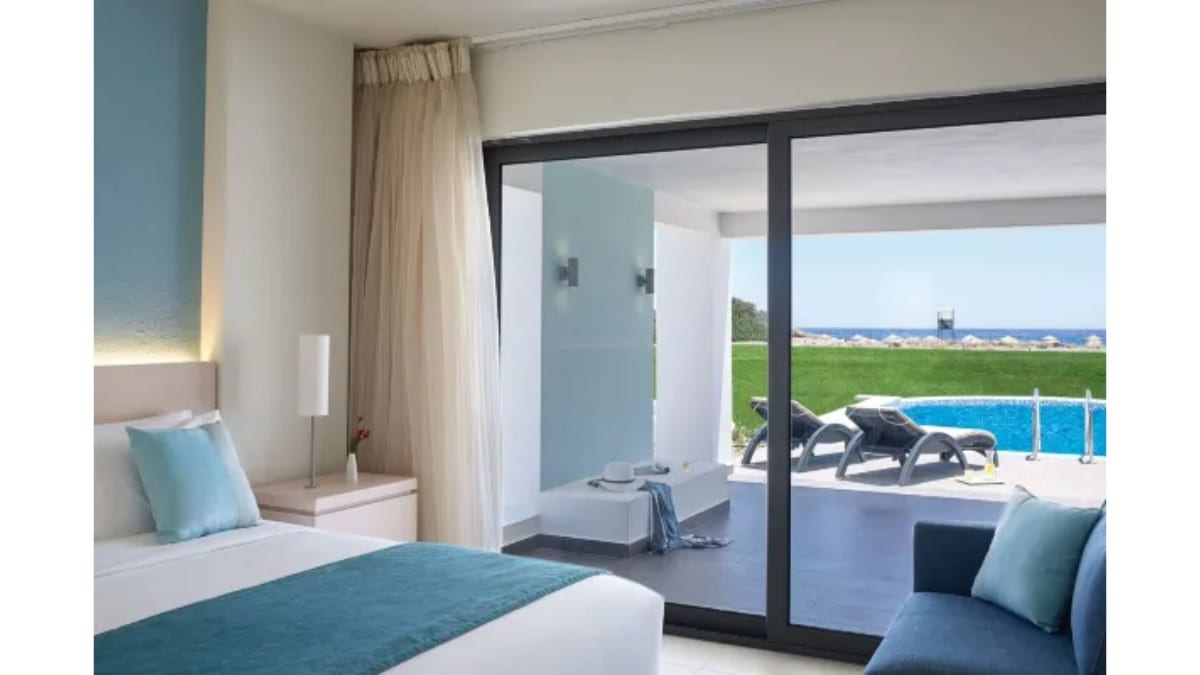 Schlafzimmer im Atlantica Plimmiri