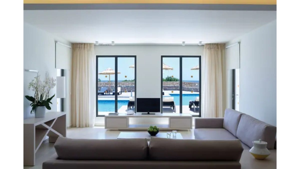 Schlafzimmer im Atlantica Plimmiri