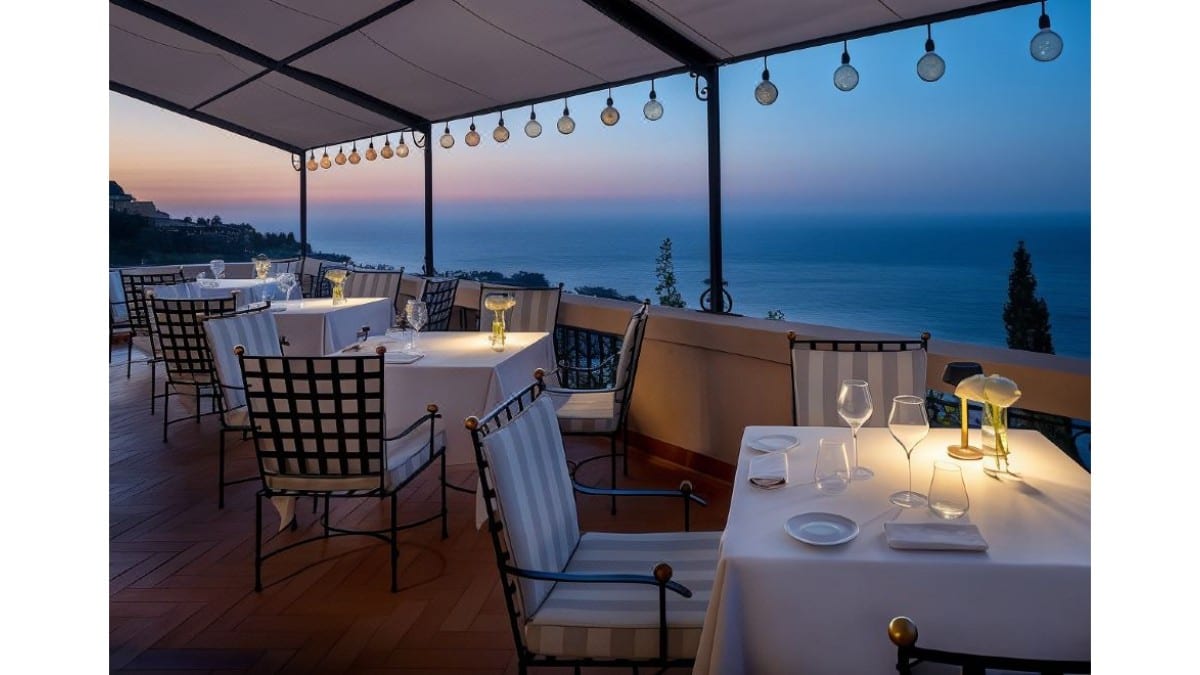 Restaurant at San Domenico Palace, Taormina, A Four Seasons Hotel