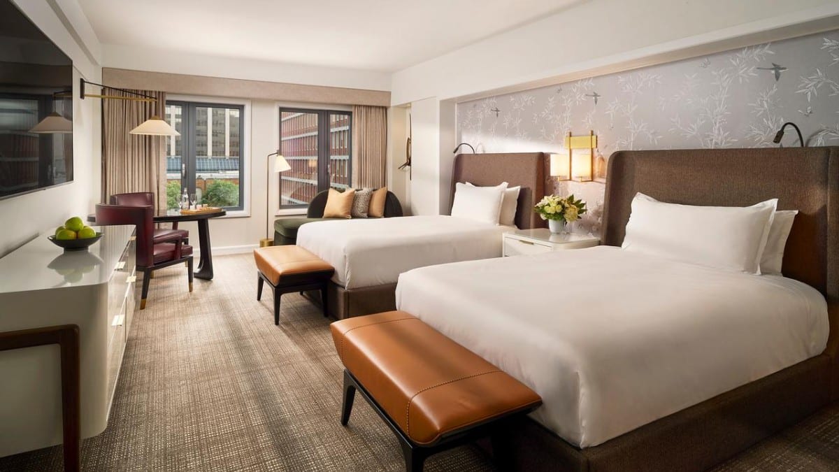 Schlafzimmer im Mandarin Oriental Boston