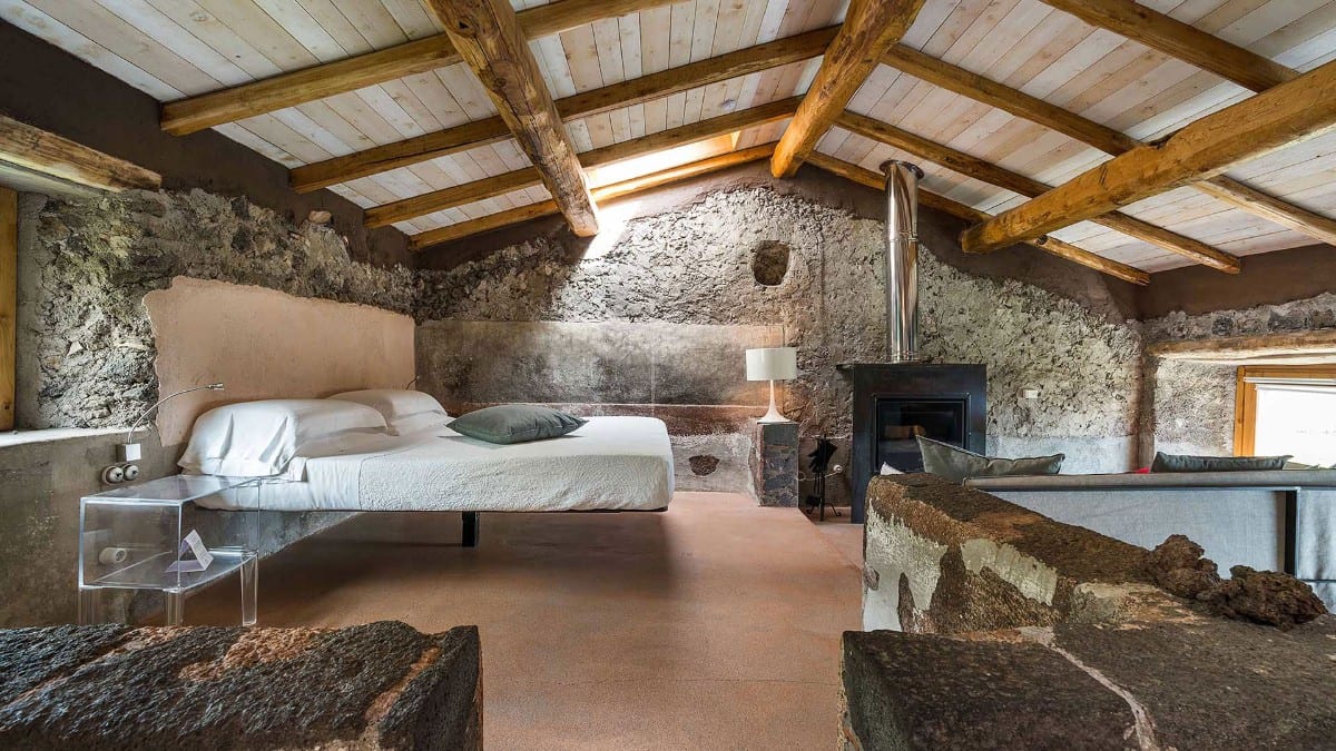 Bedroom at Monaci Delle Terre Nere