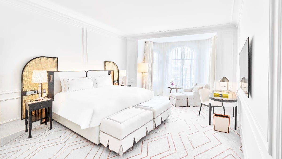 Bedroom at Regent Carlton Cannes