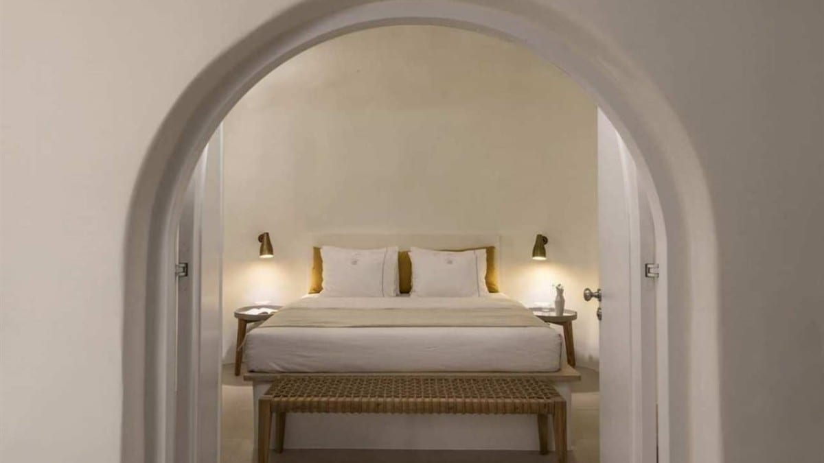 Bedroom at Art Maisons Oia Castle