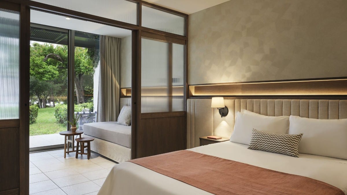 Schlafzimmer im Kontokali Bay Resort & Spa