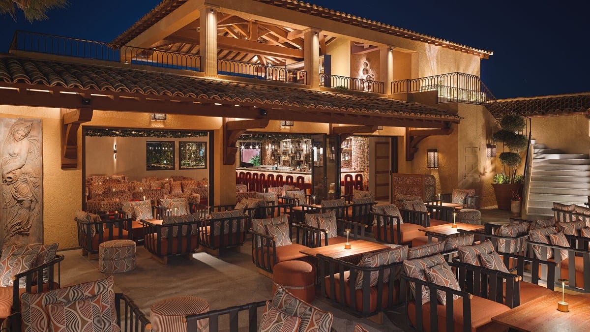 Restaurant at Hotel Byblos Saint-Tropez