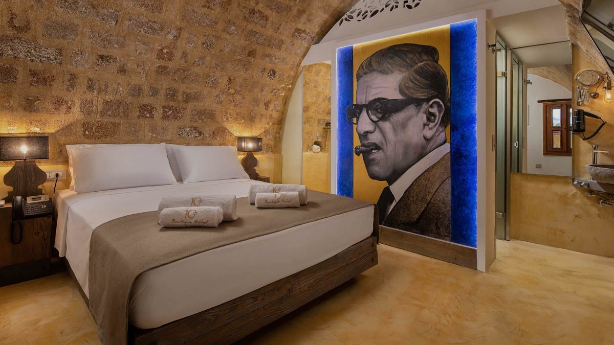 Schlafzimmer im 10GR Boutique Hotel & Wine Bar