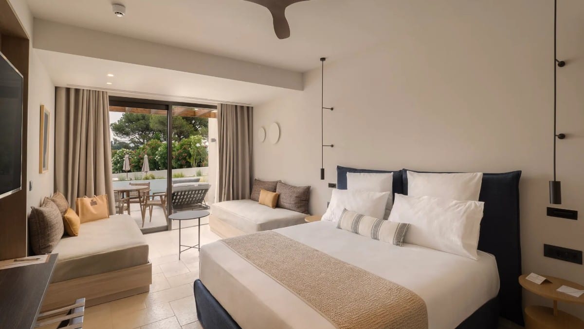 Schlafzimmer im Dreams Corfu Resort & Spa - All Inclusive