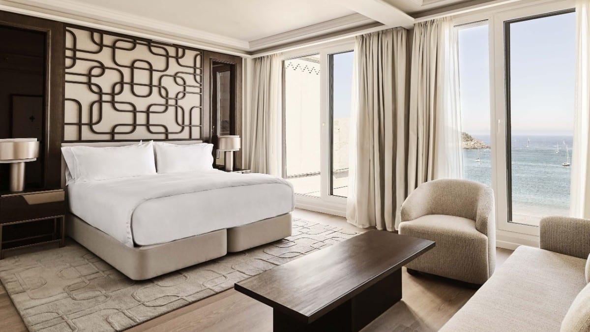 Bedroom at Nobu Hotel San Sebastián