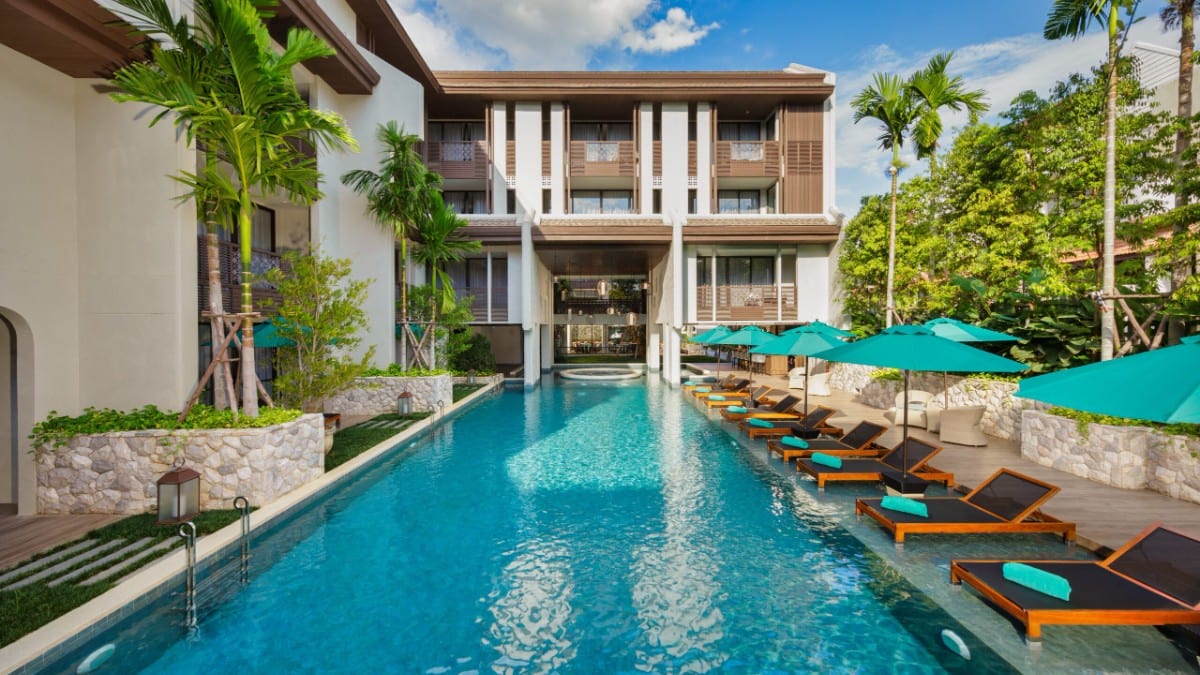 Pool im Maladee Rendezvous Hotel Chiang Mai