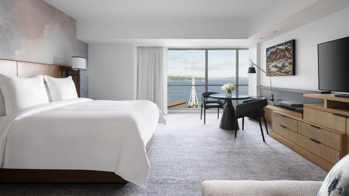 Bedroom at Four Seasons Hotel Seattle