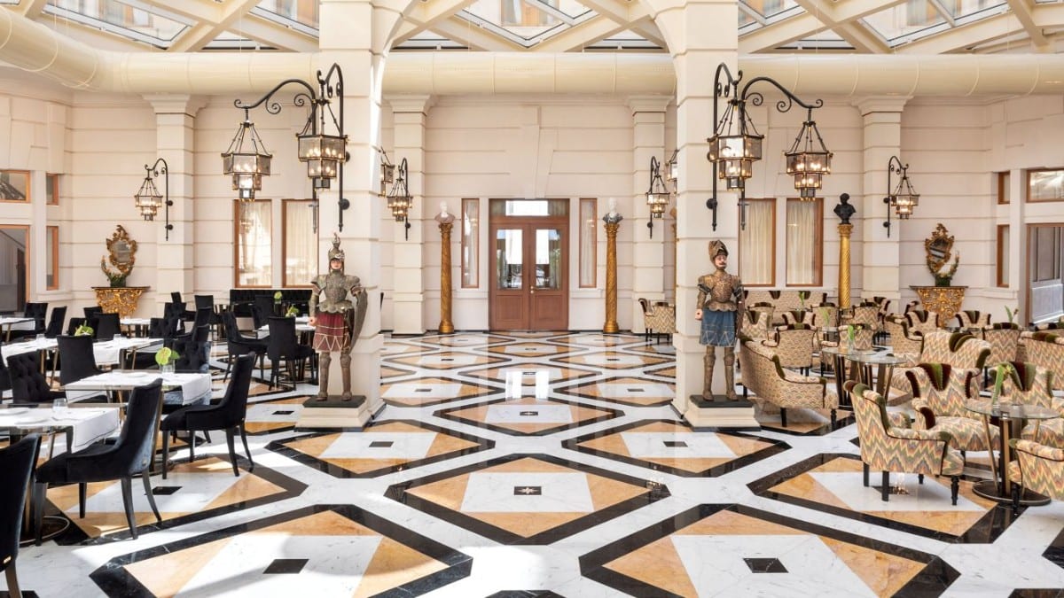 Restaurant at Ortea Palace Hotel, Sicily, Autograph Collection