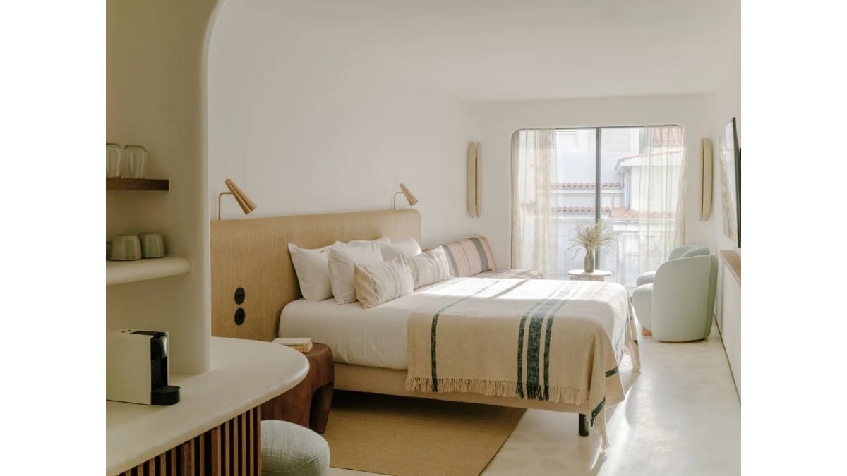 Schlafzimmer im Hôtel & Spa Belle Plage