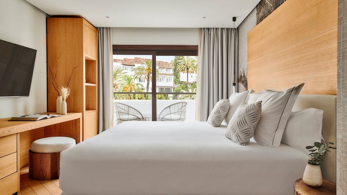 Schlafzimmer im Nobu Hotel Marbella