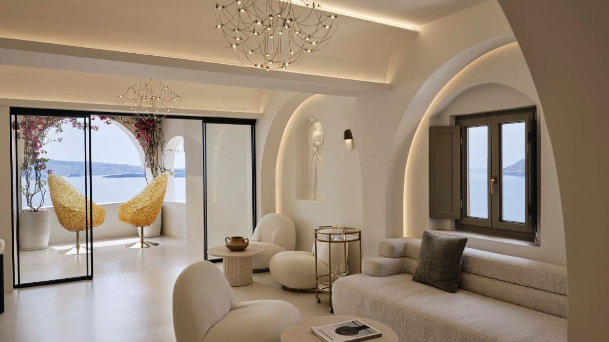Bedroom at Andronis Luxury Suites