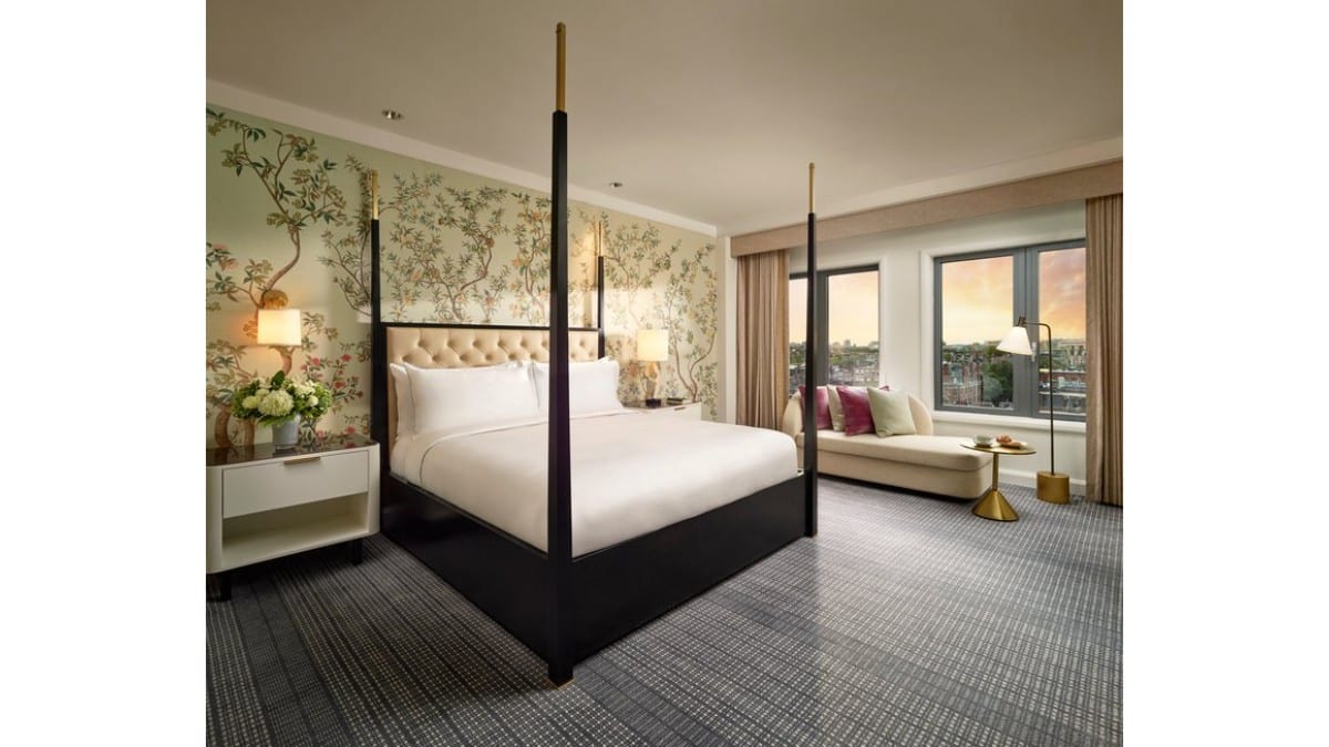 Schlafzimmer im Mandarin Oriental Boston