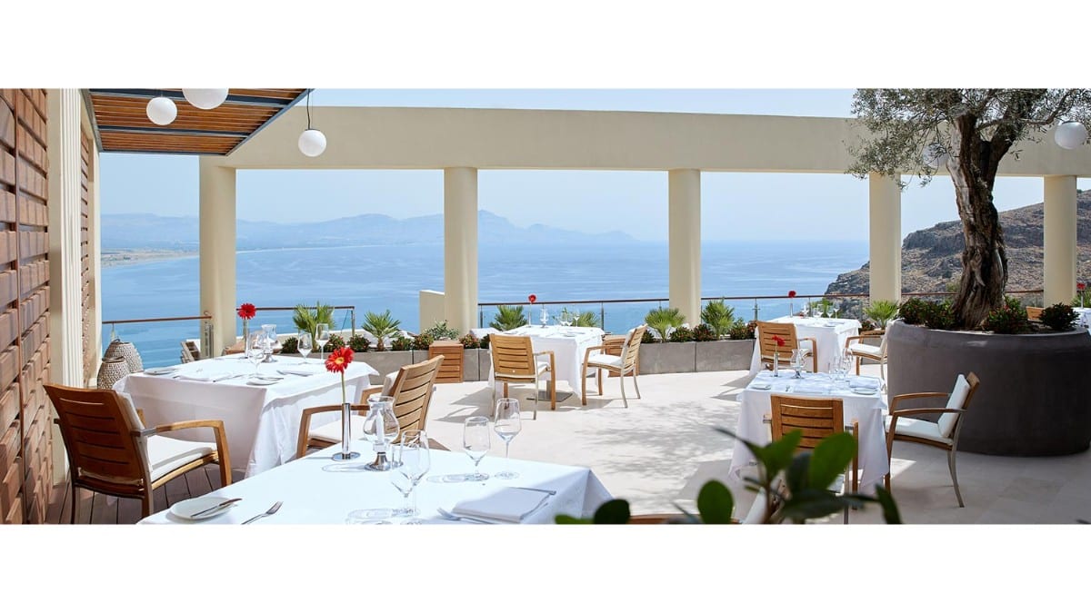 Restaurant im Lindos Blu Luxury Hotel-Adults Only