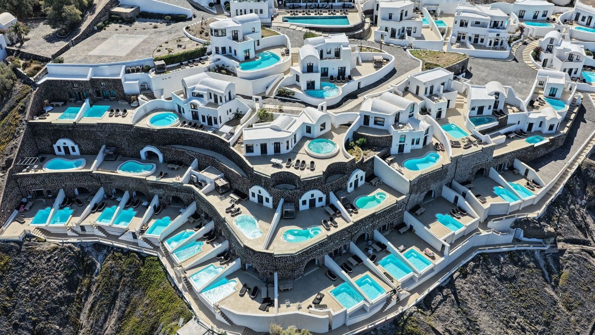 View areas at Grand Ambassador Santorini Hotel