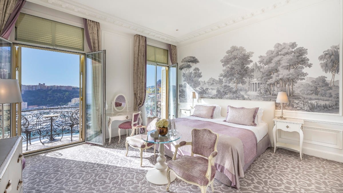 Schlafzimmer im Hotel Hermitage Monte-Carlo