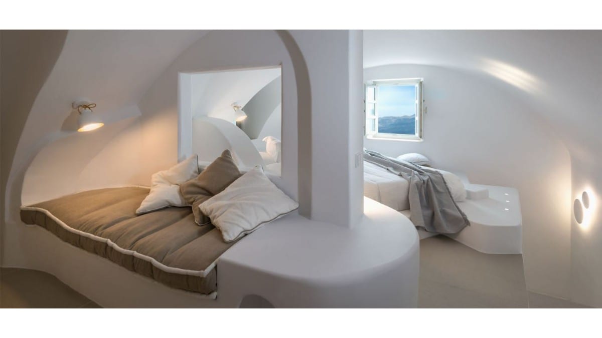 Bedroom at Nefeles Luxury Suites