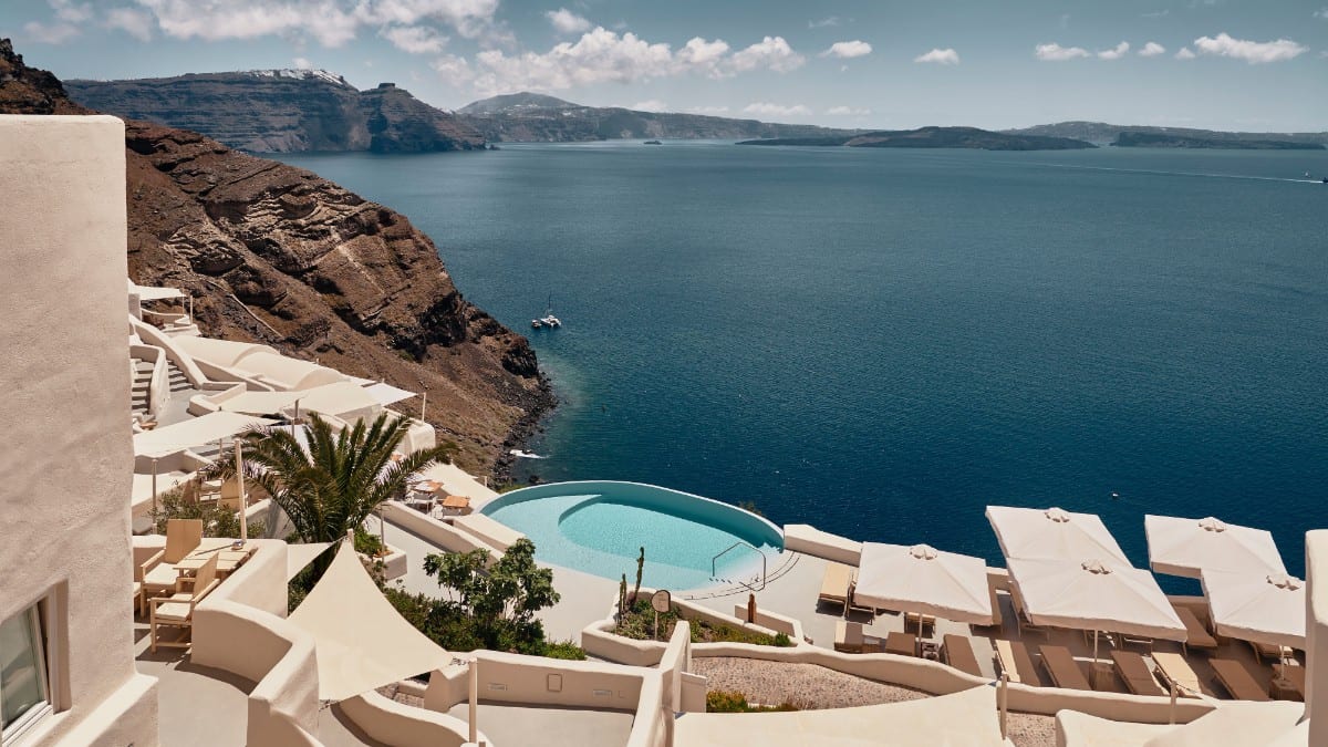 View areas at Mystique, a Luxury Collection Hotel, Santorini