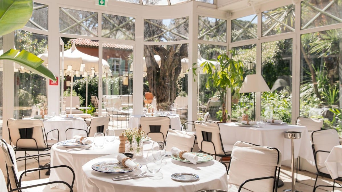 Restaurant at La Bastide de Saint Tropez
