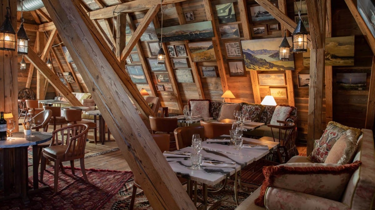 Restaurant at La Réserve Eden au Lac Zurich