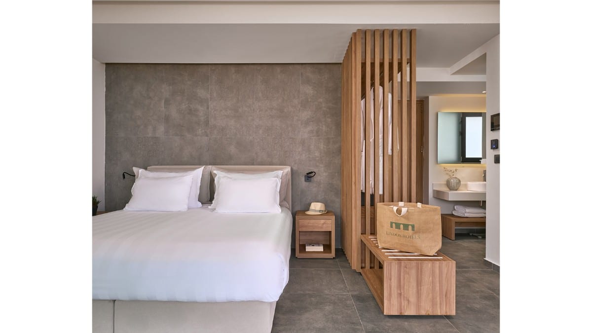Schlafzimmer im Lindos Grand Resort & Spa - Adults Only
