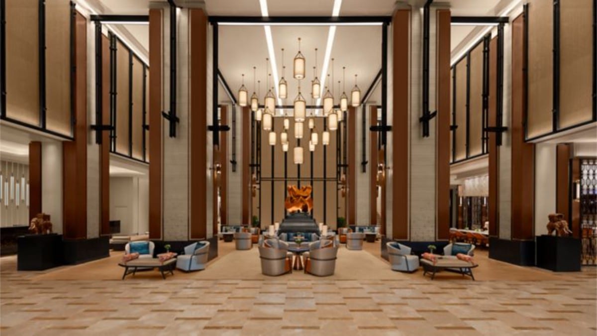 Lobby im Chiang Mai Marriott Hotel