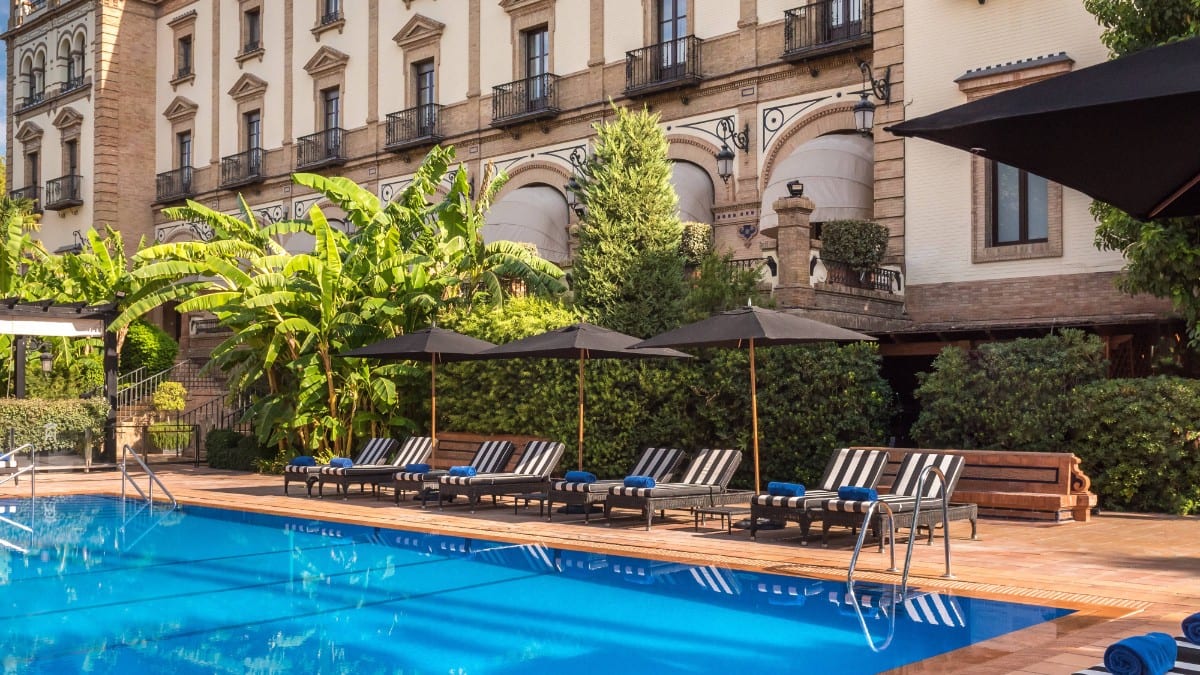 Pool at Hotel Alfonso XIII, a Luxury Collection Hotel, Seville