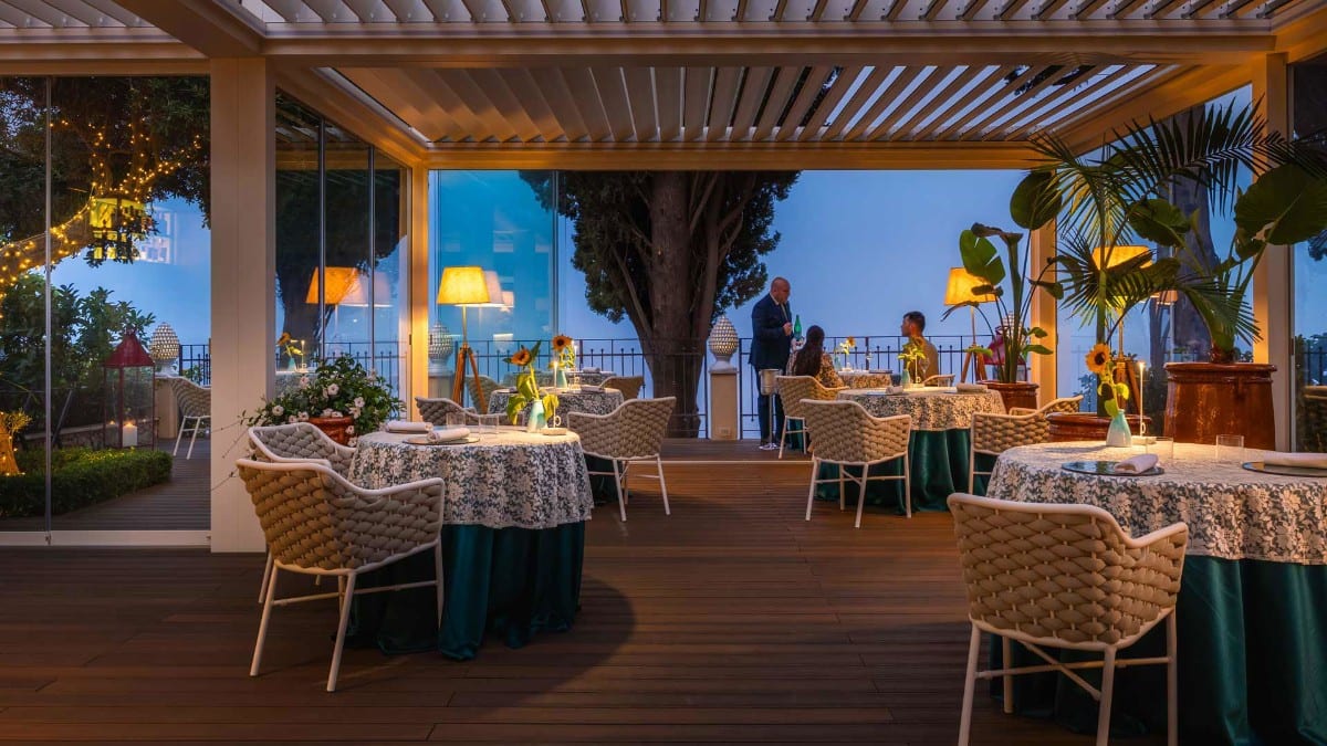 Restaurant at Grand Hotel San Pietro Taormina