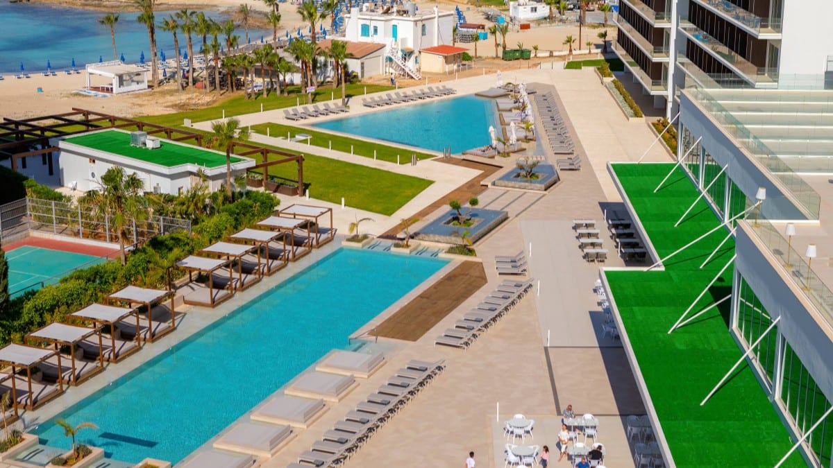 Aussichtsbereiche im Chrysomare Beach Hotel & Resort
