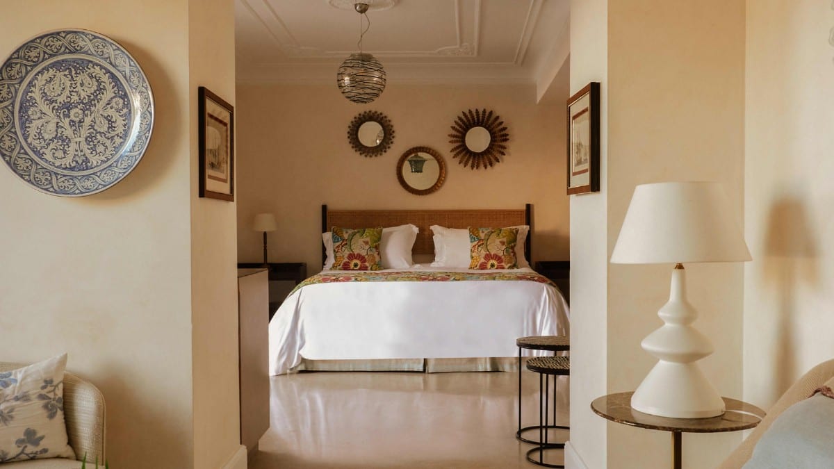 Bedroom at Villa Sant'Andrea, A Belmond Hotel, Taormina Mare