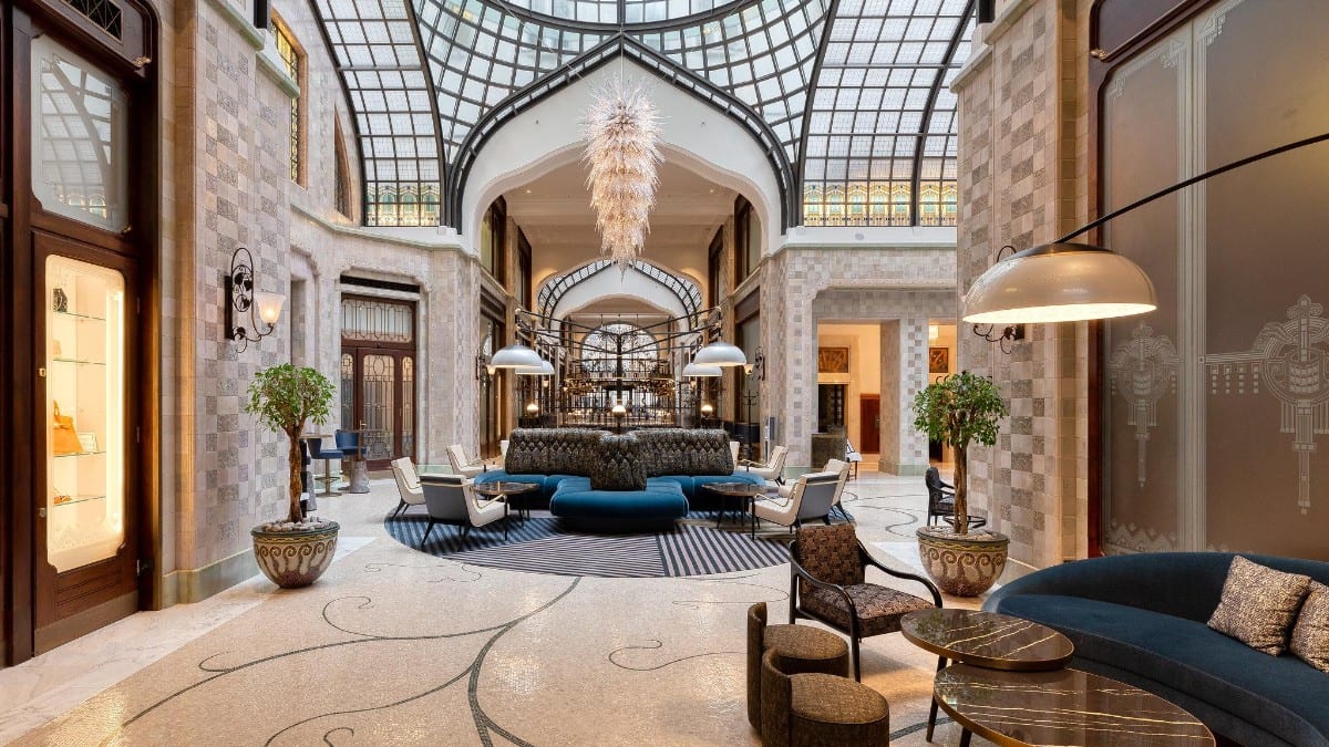 Lobby im Four Seasons Hotel Gresham Palace Budapest
