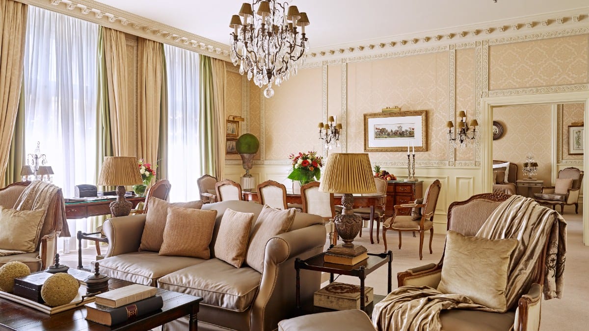 Bedroom at Grand Hotel Wien
