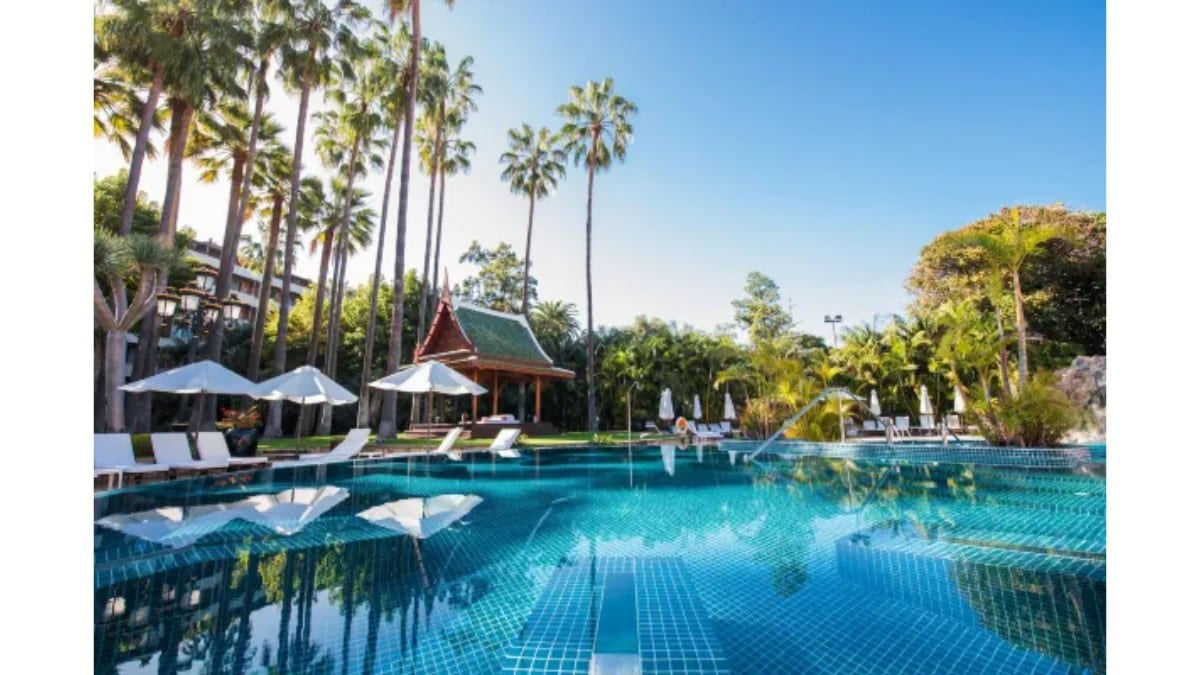 Pool at Hotel Botanico y Oriental Spa Garden