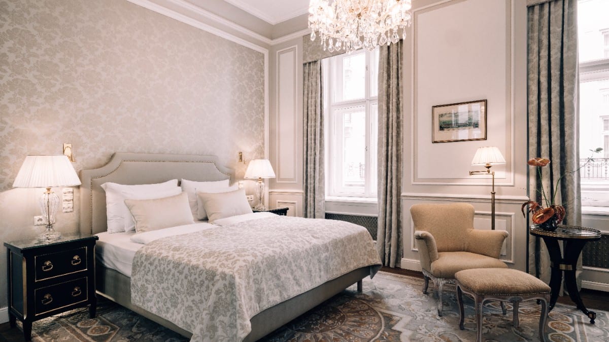 Bedroom at Hotel Sacher Wien