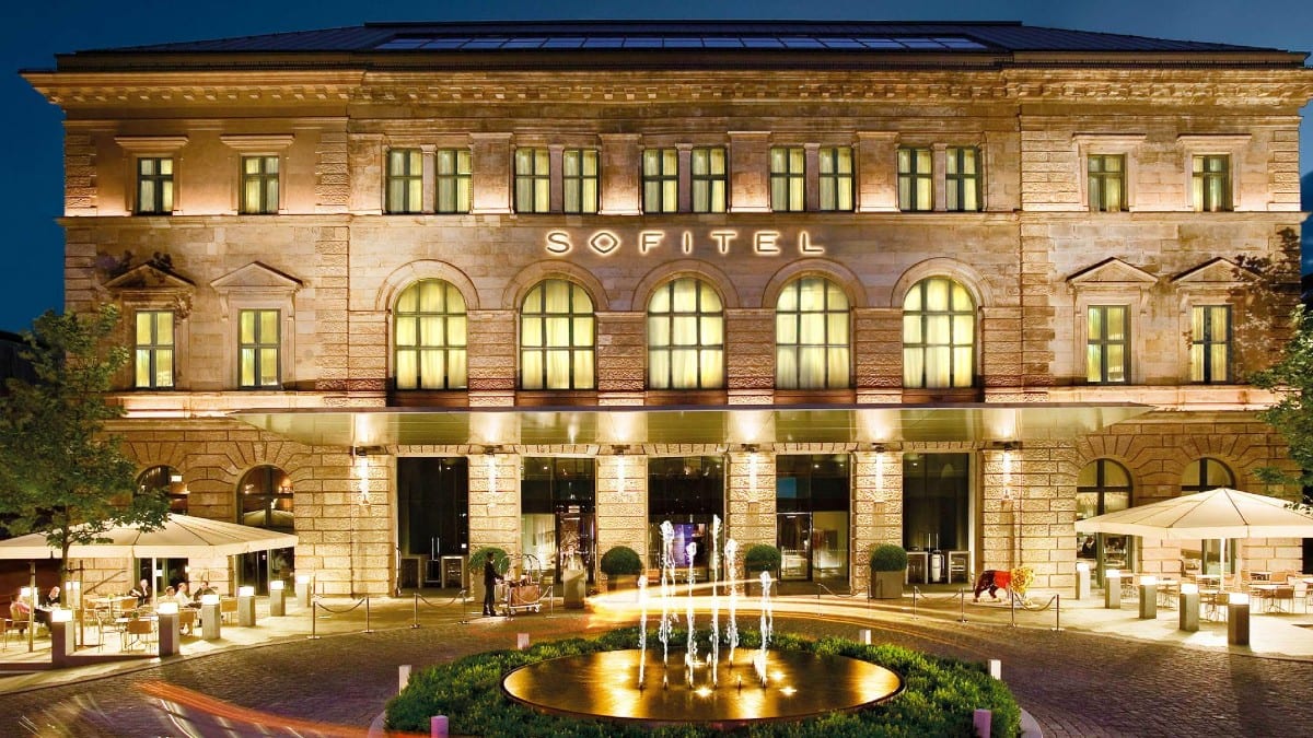 Aussichtsbereiche im Sofitel Munich Bayerpost
